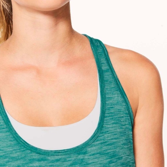 Lululemon Our Sport Tank in Heathered Teal Green - Picture 5 of 12